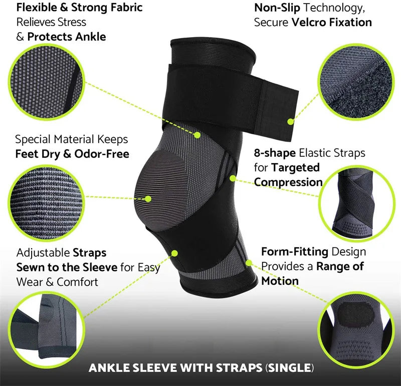 Adjustable Ankle Support Compression