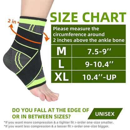 Adjustable Ankle Support Compression