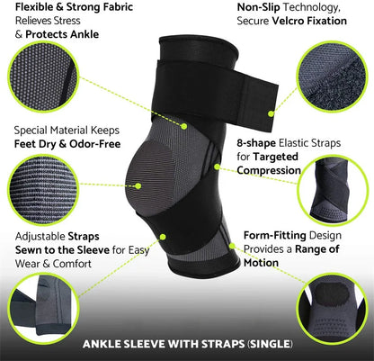Adjustable Ankle Support Compression